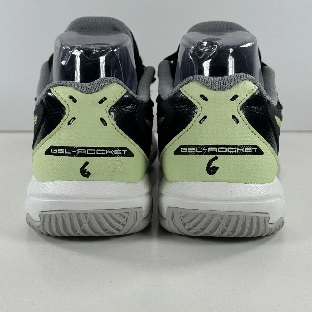 Asics Gel Rocket 10‎ Volleyball Black Illuminate Yellow Shoes Women's Size 6